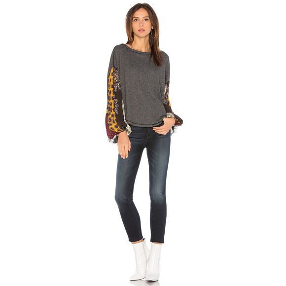 We the Free People Blossom Thermal Top Black Size Small - Picture 9 of 10